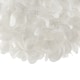 image 4 of Chic Designer 30cm Pendant Light Shade with White Fabric Folded Petals | White | White | 1