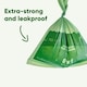 image 2 of Beco Strong & Large Dog Poop Bags 120 Bags (8 Rolls of 15) Unscented Dispenser Compatible