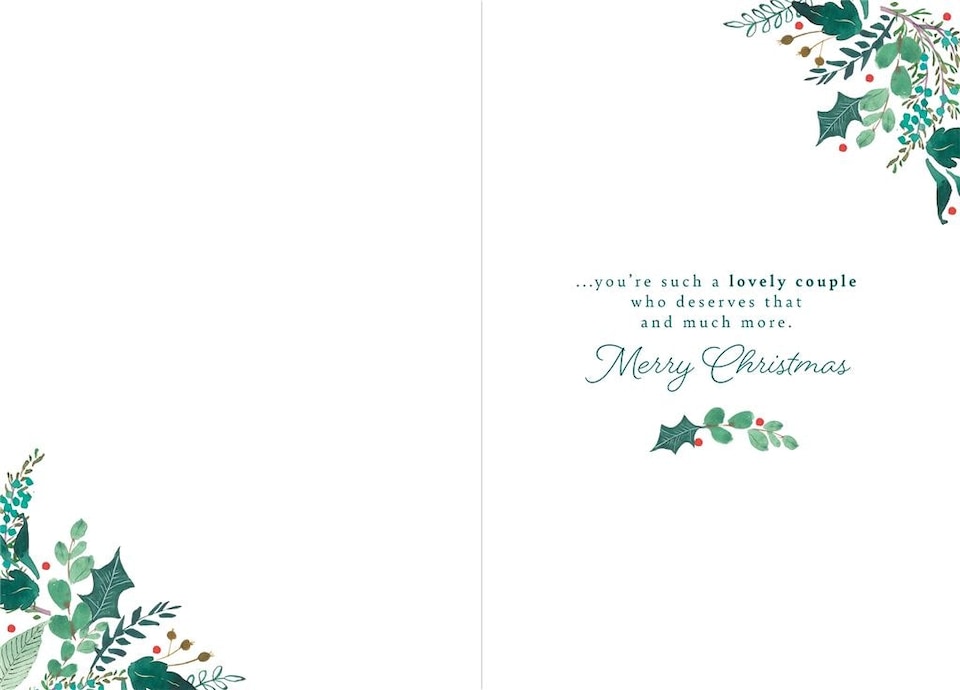 image 1 of Joyous Festive Season Son & Daughter In Law Christmas Card