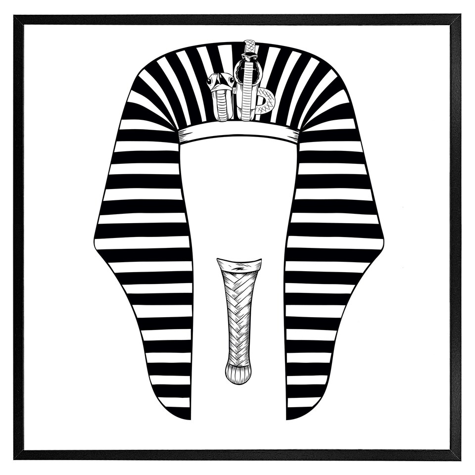 image 1 of Tutankhamun (Picture Frame) White | L