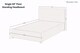 image 5 of Sloomy Kansas Steel Plush Divan Bed Base No Drawers With 54 Inch Floor Standing Headboard | Grey | Steel | Single | 1