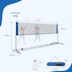 image 2 of COSTWAY Portable Badminton Net Height Adjustable Tennis Net w/ Poles