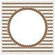 image 1 of Rope border (Picture Frame) White | XS