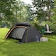 image 2 of Outsunny Camping Tent Dome Tent with Removable Rainfly for 1-2 Man, Grey
