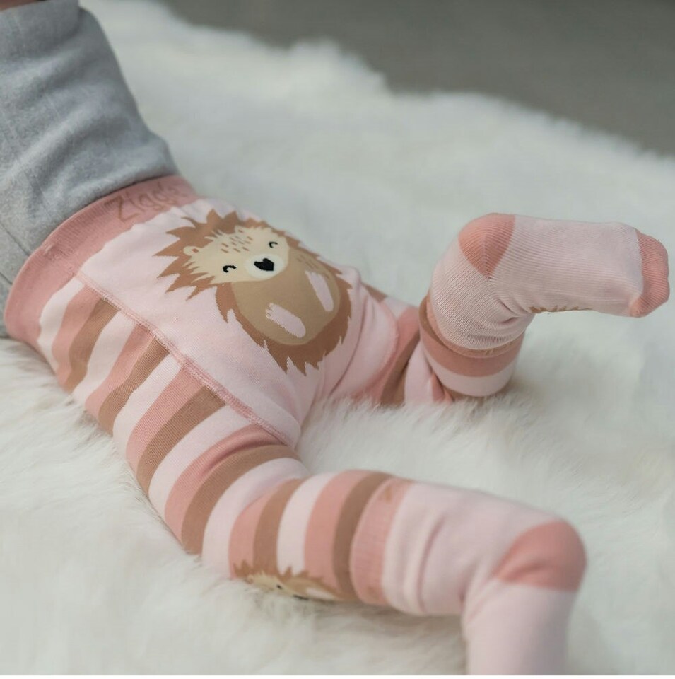 image 1 of Ziggle Leggings and Socks Set 6-12m - Hedgehog