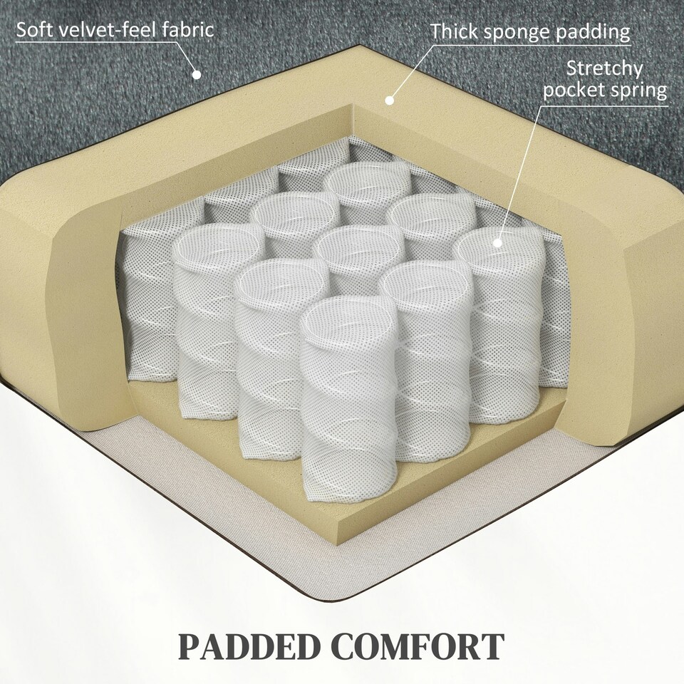 image 1 of HOMCOM Power Lift Recliner Chair for Elderly w/ Remote Control, Dark Grey | Grey