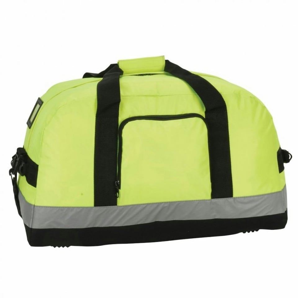image 1 of Shugon Seattle Workwear Hi-Vis Holdall / Duffle Bag - 50 Litres - Hi-Vis Yellow - One Size