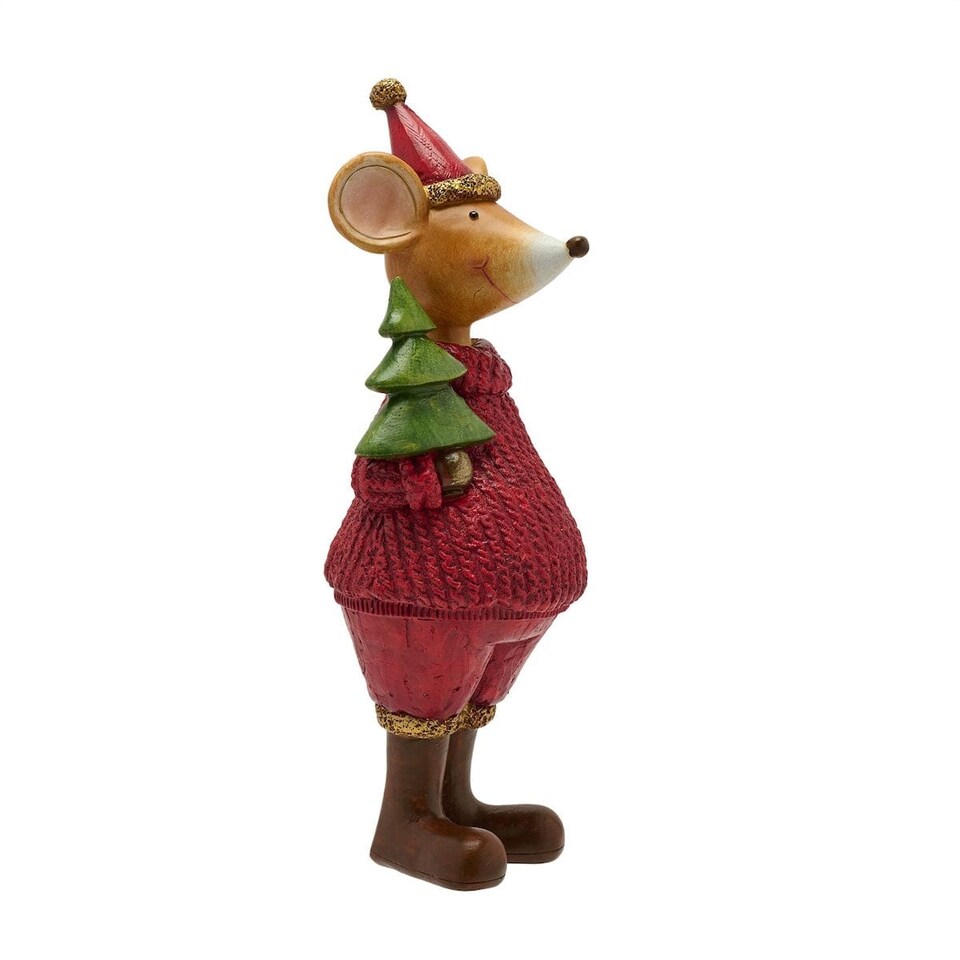 image 1 of Widdop Gifts Christmas Jumper Mouse Ornament