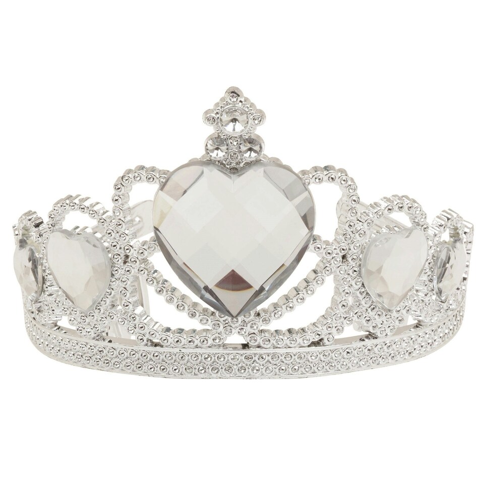 Bristol Novelty Womens/Ladies Plastic Stone Tiara - Clear - One Size One Size