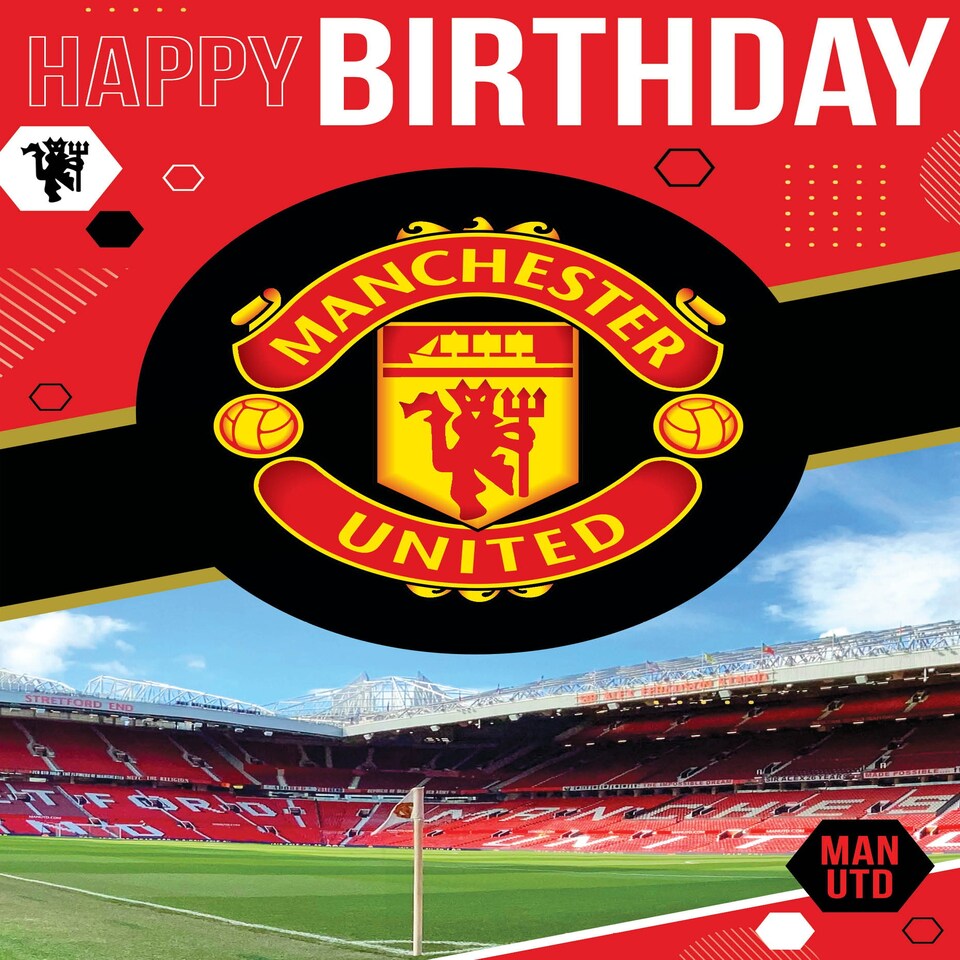 image 1 of Manchester United FC Birthday Sound Card