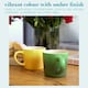 image 3 of Argon Tableware New Bone China Mugs - 330ml - Green Ombre - Pack of 4 Green