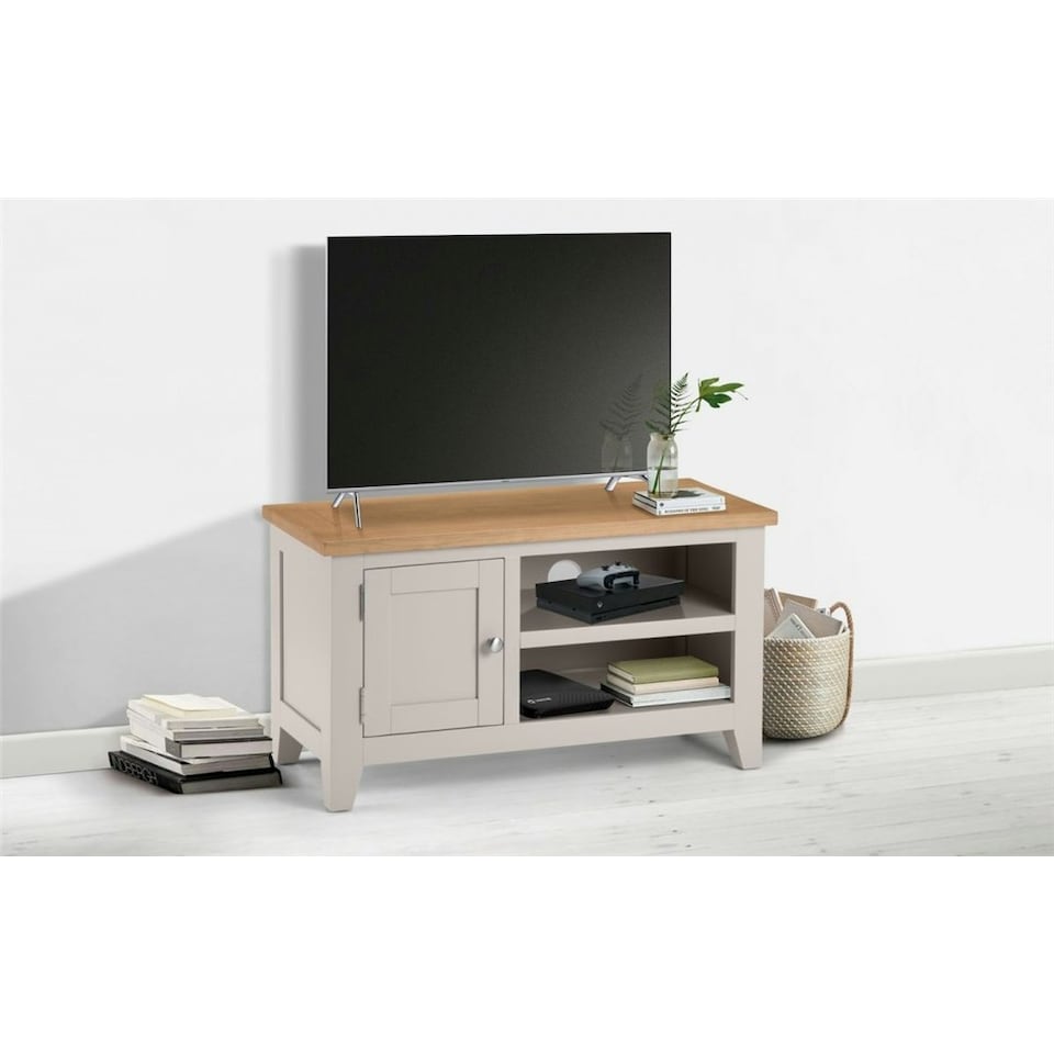 image 1 of Wooden Elephant Grey TV/Media Unit Grey