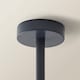 image 6 of ValueLights Darla Navy 4 Way Frosted Globe Bathroom Ceiling Light | Blue