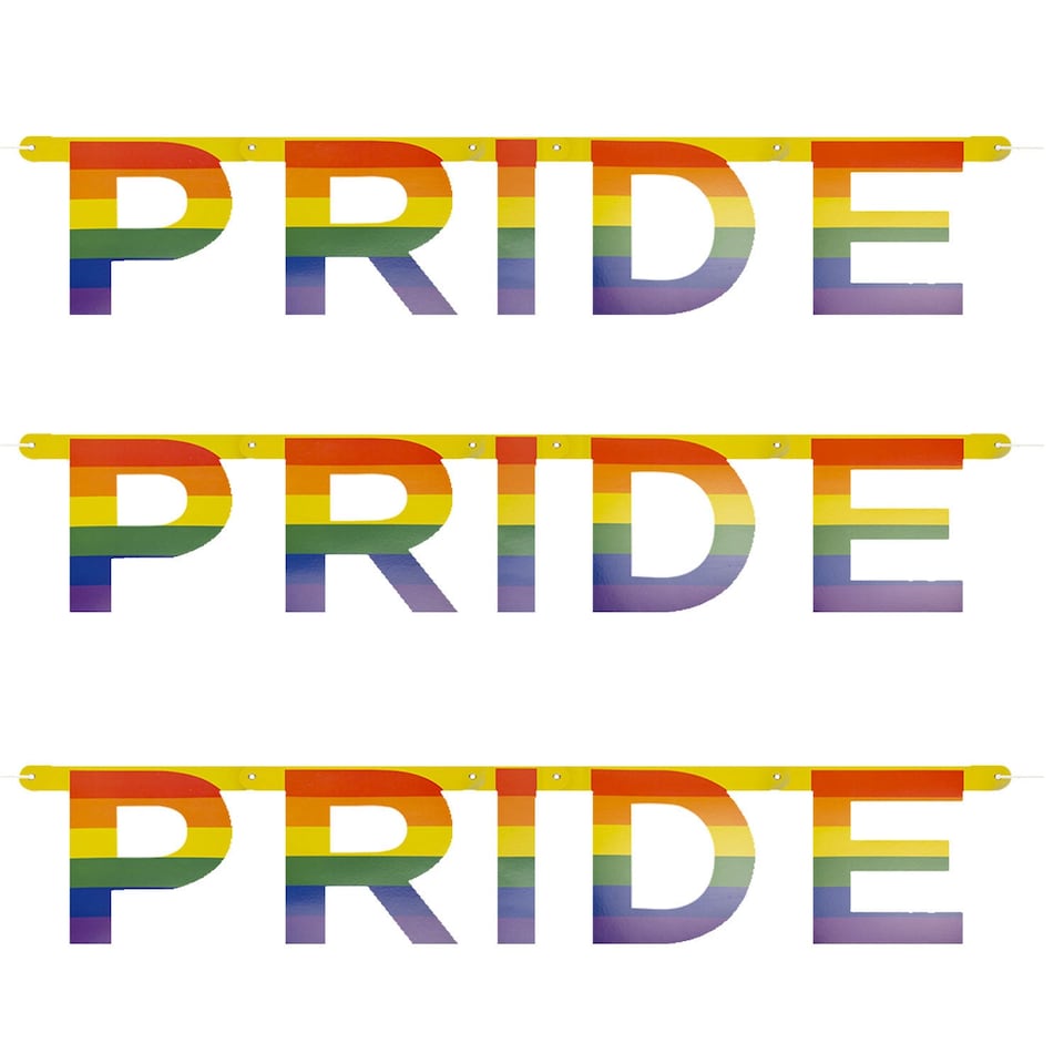 PMS Pride Banner LGBT Rainbow 180cm