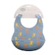 image 2 of Ziggle Silcone Catch It Bib Tiger & Leopard | Blue | One Size | 1