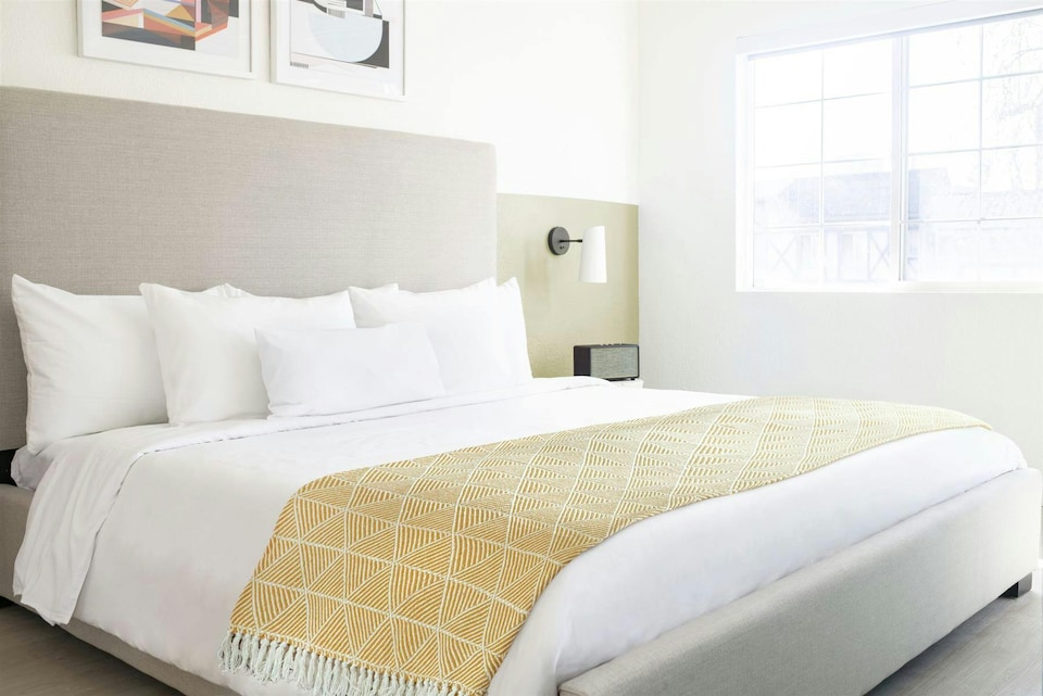 image 1 of Zahra Ochre Blanket/Throw | Yellow | Ochre | One Size