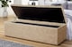 image 2 of 180cm Chesterfield Ottoman Storage Box -Upholstered Blanket Box - Beige Naple Ottoman Bench