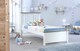 image 2 of 3ft Single Pure white,wood,wooden low foot end, bed frame.Shaker style