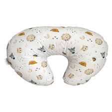 Cuddles Collection 4 in 1 Nursing Pillow 100% Cotton 0m+ | White | Zebra World