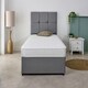 image 3 of Stress-Free Hybrid Mattress - 18cm Deep, Soft Feel, Memory Foam & Spring Support | White | Double