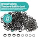 image 7 of 14mm Brass Eyelets with Washers for Arts & DIY Projects - 50 Pcs