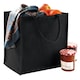 image 2 of Westford Mill Jute Mini Tote Shopping Bag (14 Litres) - Black - One Size