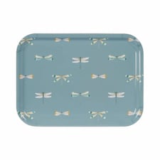 Serving Tray: 27cm x 20cm Sophie Allport Dragonfly Tray, Birchwood