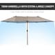 image 3 of Outsunny 4.6M Garden Patio Umbrella Canopy Parasol Sun Shade witho Base