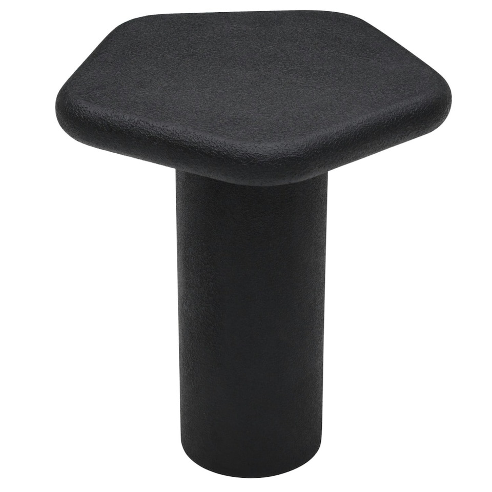 image 1 of Udaipur Pentagon Side Table Black