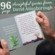 image 2 of David Attenborough's Words of Wisdom: Nature Gift Book
