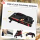 image 4 of PawHut Easy Folding Pet Stroller for Large Dogs Black