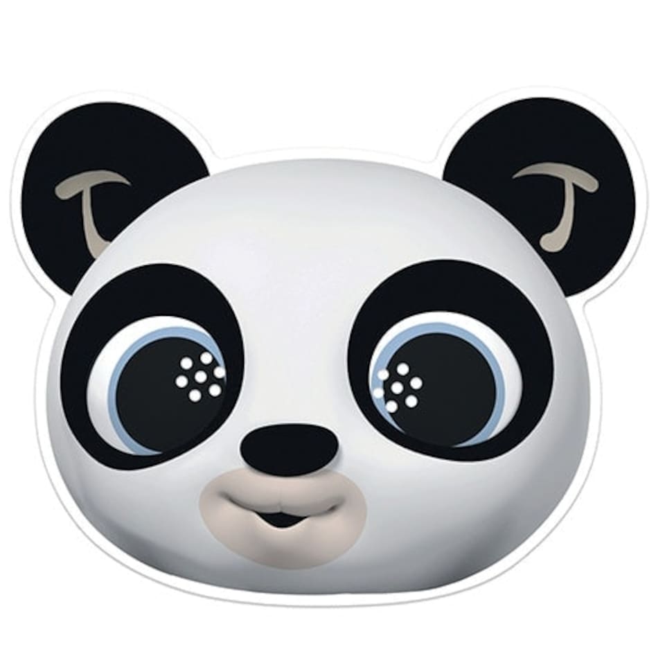 Bing Pando Cardboard Face Mask