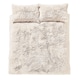 image 5 of Cuddly Deep Pile Faux Fur Duvet Cover Set | Cream