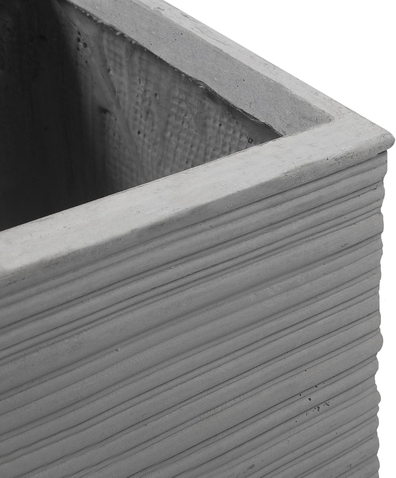 image 1 of Primrose Terracotta Style Fibrecotta Berniss Trough Planter 50cm