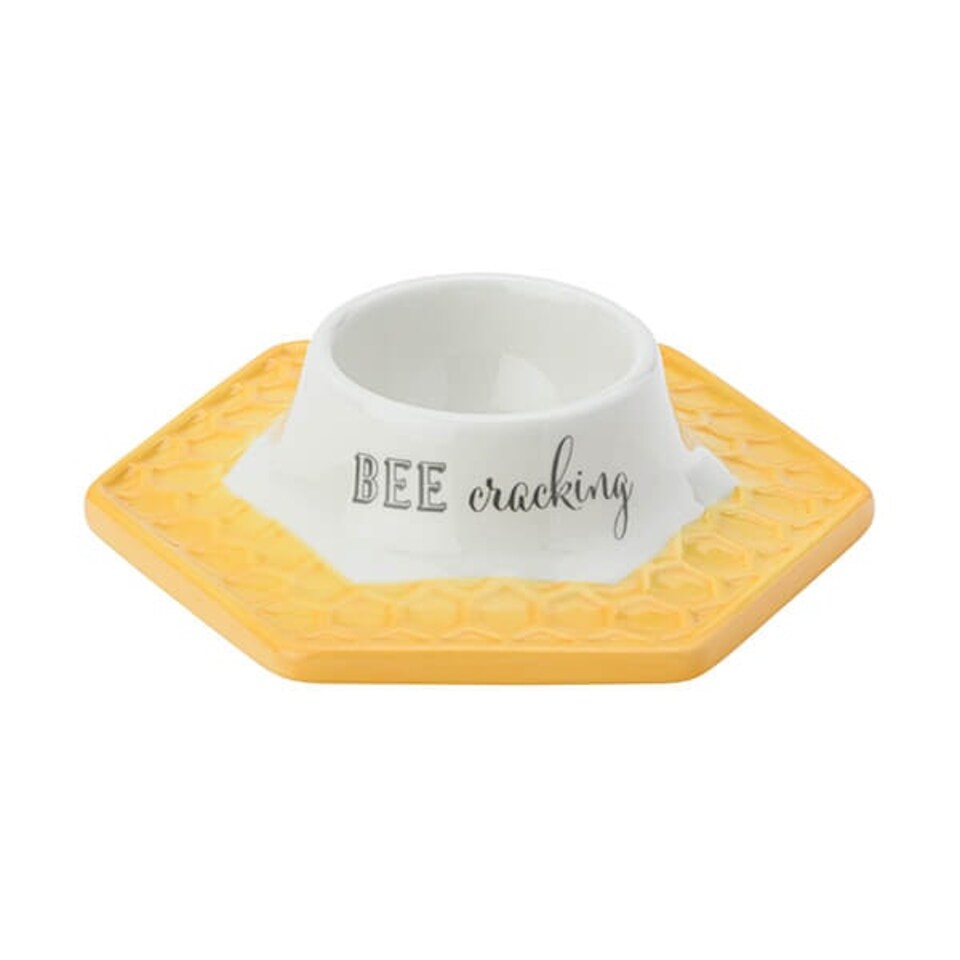 image 1 of English Tableware Company Bee Happy Egg Cup