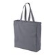 image 2 of Westford Mill Canvas Classic Shopper Bag - 26 Litres - Graphite Grey - One Size Grey