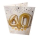 image 2 of Sensations 40 Today Foil Balloon - Gold - One Size