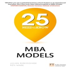 25 Need-to-know Mba Models