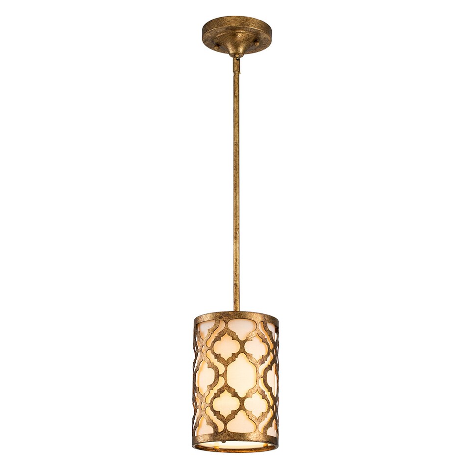 image 1 of Arabella 1 Light Ceiling Mini Duo-Mount Pendant Gold, E27