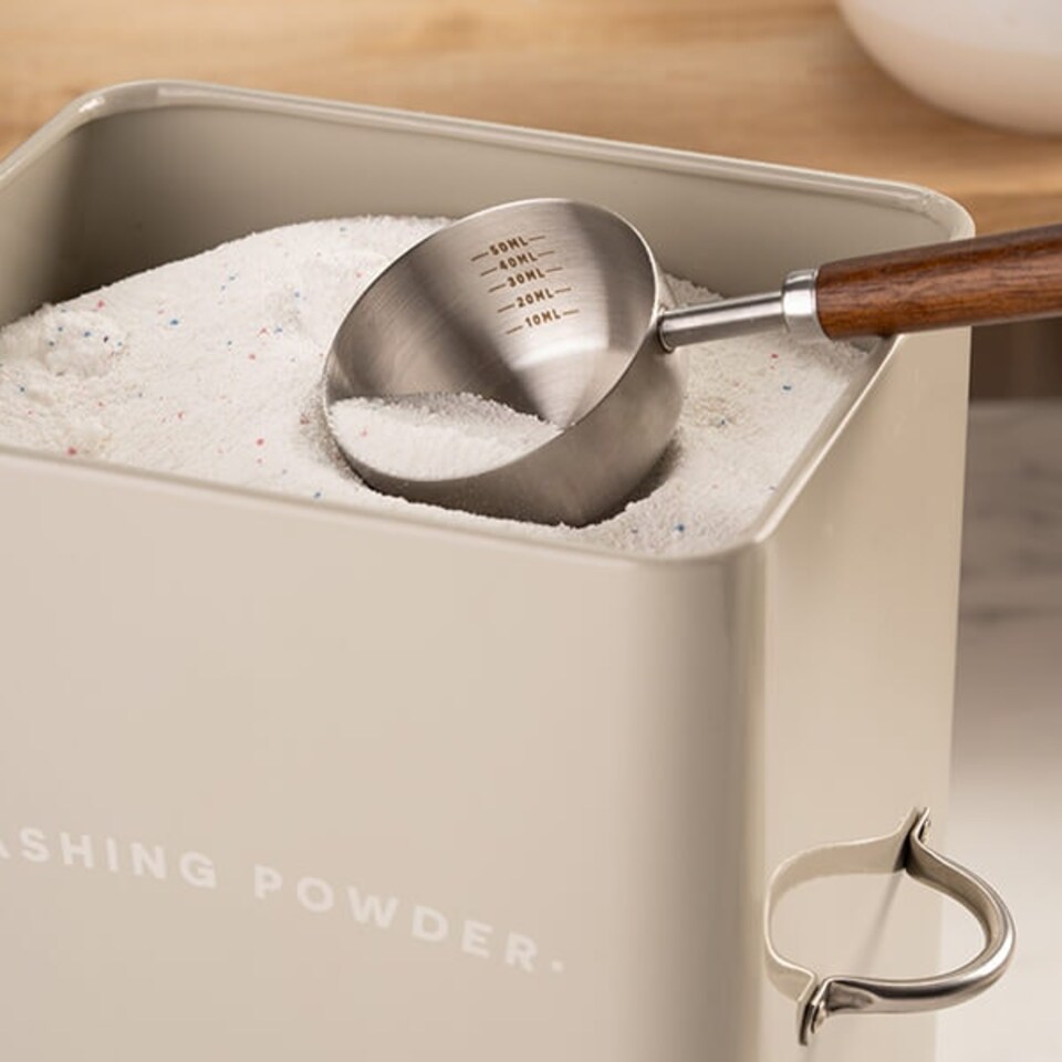 image 1 of Artisan Street Washing Powder Storage Tin Cream