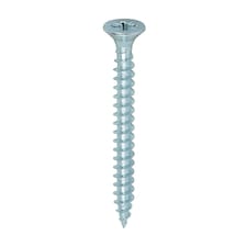 Timco - Solo Chipboard & Woodscrews - PZ - Double Countersunk - Zinc (Size 6.0 x 60 - 200 Pieces)