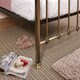 image 4 of 4ft6 Double Brass Finish,Traditional Antique Victorian Metal Bed Frame Bedstead