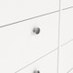 image 9 of Madrid Double Dresser 4+4 Drawers in White