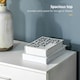image 5 of HOMCOM Storage Cabinet Vertical Drawer Chest of 4 w/ Metal Rails