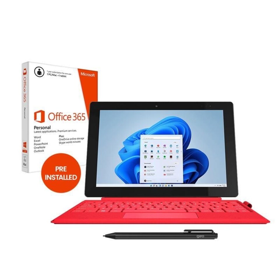 image 1 of Geo GeoPad 110 10.1" Touchscreen Laptop 128GB - Windows 11 Home
