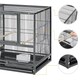 image 5 of Yaheetech 52.5 cm Tall Stackable Divided Wide Breeder Bird Cage Black