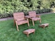 image 1 of Grand Twin Straight Chair with Footstools - W240 x D90 x H98 - Fully Assembled