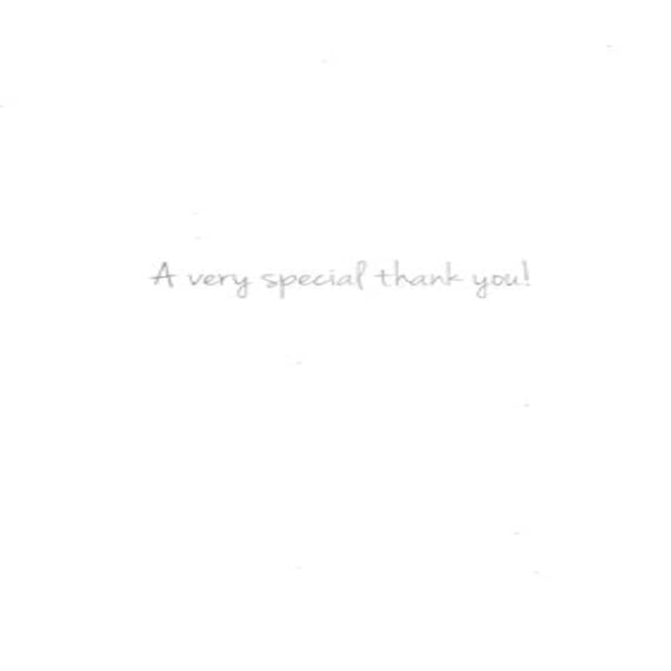 image 1 of A Special Thank You Luxury Champagne Greeting Card Hand-Finished Cards