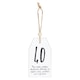 image 1 of Something Different Milestone 40th Birthday Hanging Sentiment Sign - White/Black - One Size