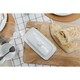 image 3 of Mikasa Butter Dish White Porcelain 21cm | White